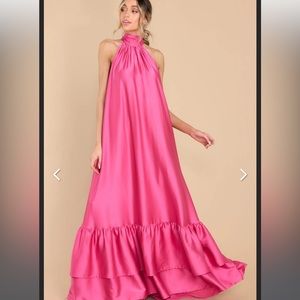 Pink AURA Maxi Dress